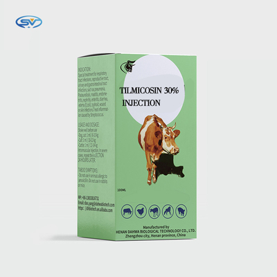 De veterinaire Injecteerbare van het Fosfaat Onderhuidse Tilmicosin van Tilmicosin van het Drugsvee Injectie 30% CAS108050-54-0