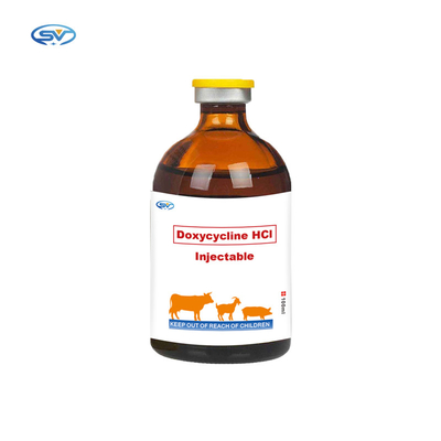 10% veterinaire Injecteerbare het Type van Drugs Antibiotische Injectie Dierlijke het Waterstofchlorideinjectie van Doxycycline