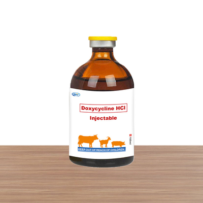 10% veterinaire Injecteerbare het Type van Drugs Antibiotische Injectie Dierlijke het Waterstofchlorideinjectie van Doxycycline