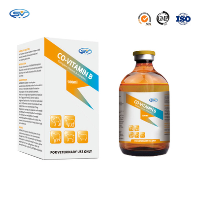 Veterinaire Injecteerbare Drugs Complexe Vitamine B Injecteerbaar voor Veeschapen 50ml/100ml