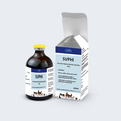 Veterinaire injecteerbare geneesmiddelen Procaïnehydrochloride Injectiegeneesmiddelen voor paarden Koeien Schapen Varkens Narcotica