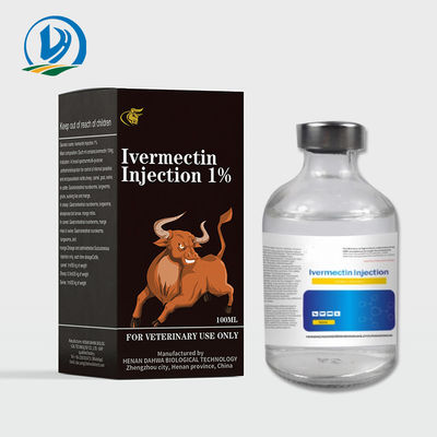 Injectie van het de Drugsinsektenwerende middel van de Ivermectin1% Injectie de Veterinaire Injecteerbare voor Vee