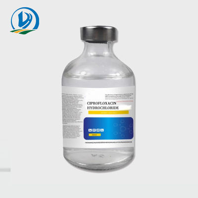 Het Waterstofchloride 100ml van Antiurinary 2% Ciprofloxacln van diergeneeskundedrugs voor Gram Bacteriële Besmetting