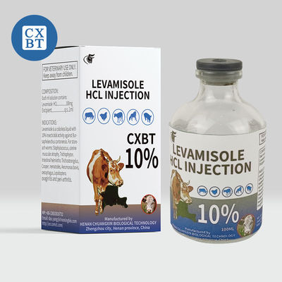 Van de Diergeneeskundedrugs van Imidazothiazole van diergeneeskundedrugs Wormverdrijvende HCL 10% van Levamisole Injectie