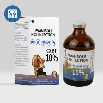 Van de Diergeneeskundedrugs van Imidazothiazole van diergeneeskundedrugs Wormverdrijvende HCL 10% van Levamisole Injectie