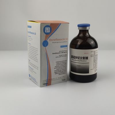De Veterinaire Injecteerbare Drugs Quinolones 100ml van CHBT Enrofloxacin 10%