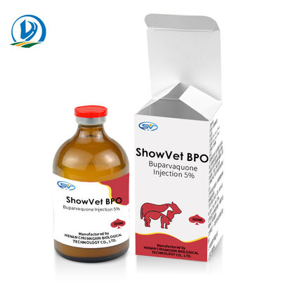 Kalft de Veterinaire Injecteerbare Drugs van de Buparvaquoneinjectie 5% voor Vee de Hondenkatten van Schapengeiten