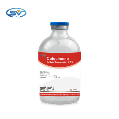 Cefquinomesulfaat 2,5% Opschortings Veterinaire Injecteerbare Drugs voor van de Schapenpaarden van Veekalveren de Hondenkatten