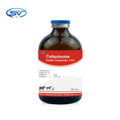 Cefquinomesulfaat 2,5% Opschortings Veterinaire Injecteerbare Drugs voor van de Schapenpaarden van Veekalveren de Hondenkatten