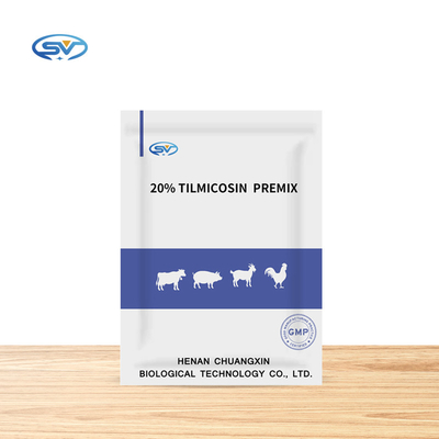 Lichtgele Premix van Tilmicosin 20% Korrels voor Varkens, Kippen, Koeien, Geiten