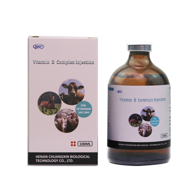 Veterinair Injecteerbaar van het het Supplementlandbouwbedrijf van de Drugs100ml Vitamine B Complex Injecteerbaar het Vee en het Gevogeltegebruik