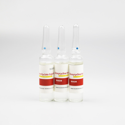 Veterinaire injecteerbare geneesmiddelen Doxycycline Hydrochloride HCL-injectie 10 ml voor schapengeitenkoe